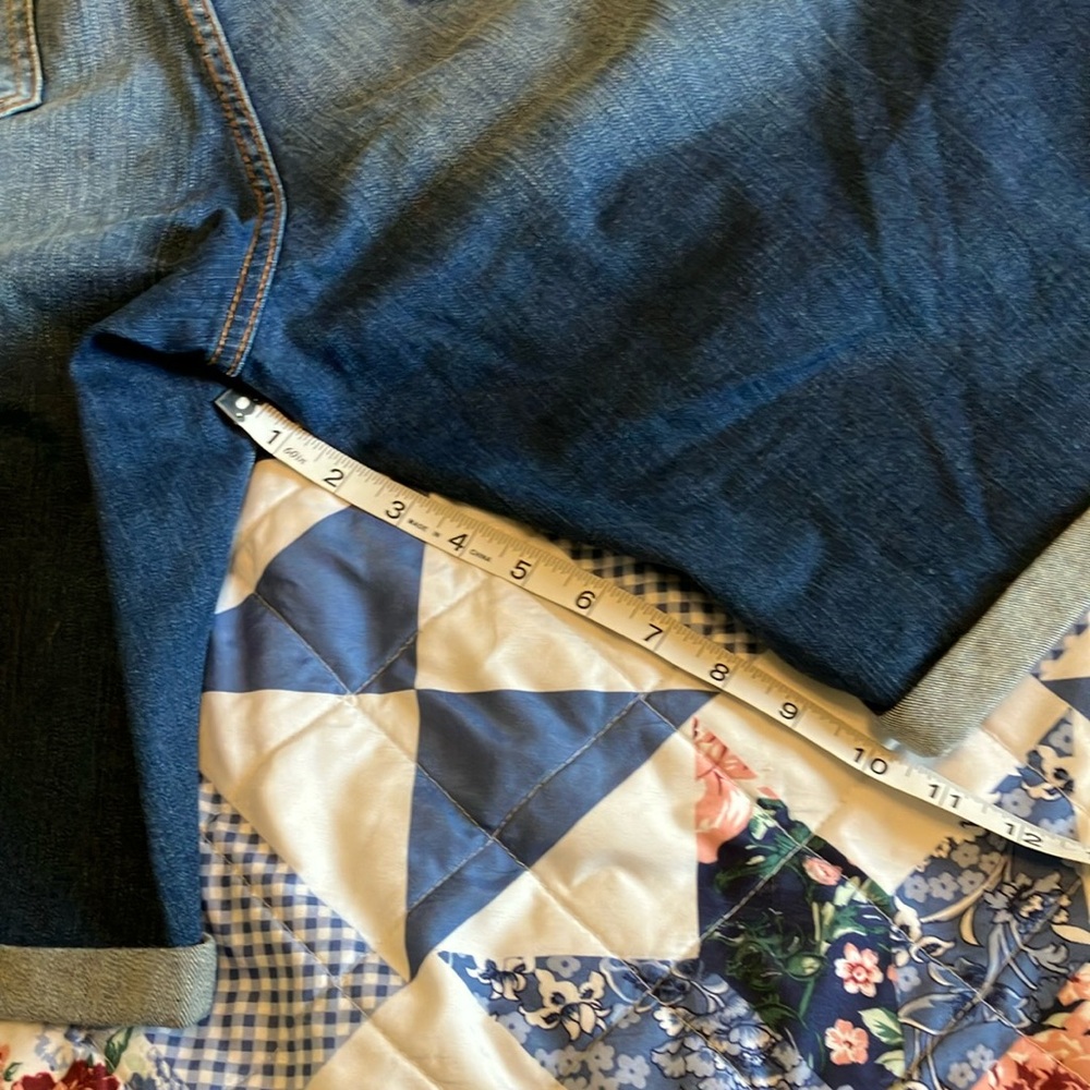 Torrid Blue Boyfriend Shorts Distressed Style - Picture 7 of 7